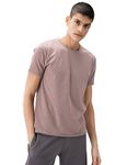 DAMENSCH Men’s Slim Fit Cotton-Elastane Blend Half Sleeve Casual T-shirt | Round Neck T-shirt