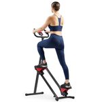 Sunny Health & Fitness Smart Foldable Cardio Stair Stepper, Vertical Climber Exercise Machine for Home Workout, Extended Step Range, 150 kg. Max Weight, Connection w/Free SunnyFit App – SF-S024035