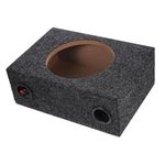 SOLUSTRE Box Car Audio Modification DIY 8 Inch Speaker Box 8 Inch Subwoofer Sealed Enclosure Sealed Subwoofer Enclosure Sealed Carpeted Subwoofer Enclosure Car Subwoofer Enclosures