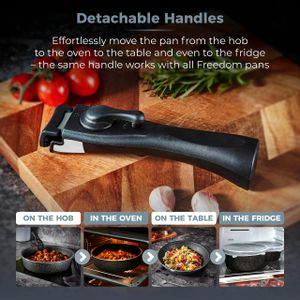 Tower Freedom 13-Piece Cookware Set – Non-Stick Pots and Pans