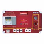 Lifeguard DPVL 25A Single Phase 2 Pole Advance Circuit Breaker | Over Voltage Protection & Adjustable Earth Leakage Protection | Tripping Siren With LED Light | ABS Body