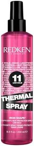REDKEN Thermal Spray for Heat Styling, Reduces Frizz for Glossy Shine, Protects Up to 230°C, 250ml
