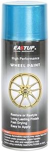EASTUP Premium Metallic Acrylic Enamel Wheel Paint Flash Medium Blue - Brilliant Finish, High Durability, Fade-resistant, Quick Drying Rim Coating Spray Paint.