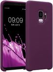 kwmobile Case Compatible with Samsung Galaxy S9 Case - TPU Silicone Phone Cover with Soft Finish - Bordeaux Violet