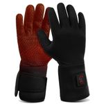 Heated Gloves for Women Men Rechargeable, Hand Warmers Heated Glove Liners for Work Arthritis Raynauds Motorcycle Ski Fishing by V.Step L