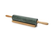 Fox Run 3842 Marble Rolling Pin and Base, Green, 10"