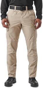 5.11 Tactical Men's ABR Pro Pants, Straight Regular Fit Cargo Pants, 9 Total Pockets, Style 74512, Khaki (ABR), 31W x 36L