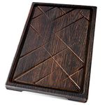 Wooden Steak Board Solid Oak Serving Barbecue Platter Natural Thick Cutting Plate Durable & Quality (X-Large)