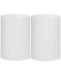 12"x 100' (1200in) Foam Wrap Rolls for Moving Packing Foam Roll Packing Materials Shipping Packing Moving Supplies, Thick Cushion packaging wraps for Protect Glasses, Fragile Items, Dishes