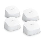 Amazon eero 6 mesh Wi-Fi router | 500 Mbps Ethernet | Coverage up to 560 m² | Connect 75+ devices | 4-Pack