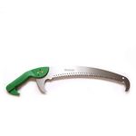 Sharpex Heavy Duty Pruning Hand Saw | Curved Blade Hand Saw | Comfort Handle | Designed for Single-Hand Use | Perfect for Trimming Trees, Plants, Shrubs, Wood, and More (Green)