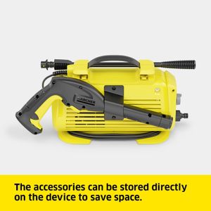 Kärcher K 2 Pressure Washer – 110 Bar, 360 l/h, Vario Spray, Yellow/Black