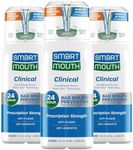 SmartMouth DDS Activated Clinical Mouthwash - Adult Mouthwash for Fresh Breath - Clinical Strength Mouthwash for Gum Health, Gingivitis & More - Clean Mint Flavor, 16 fl oz (3 Pack)
