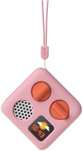 Yoto Mini Adventure Jacket in Think Pink with Matching Wrist Lanyard – Accessory for Kids Mini Audio Player, Anti-Slip Silicone Skin Cover, Fitted Protective Sleeve Case