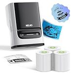 Nelko Label Maker Machine with Ribbon, PM220 Bluetooth Label Printer, 5 cm Portable Thermal Printer for Small Businesses, Logos, Clothing, Printer for Phones Stickers