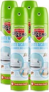 Spray Anti Acaro, Acaricida Per Materassi, Acaricida Per Divani, Spray Contro Le Cimici Dei Letti, Insetticida Per Uso Domestico, Ideale Contro Le Pulci 300ml (4 Spray)