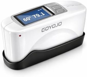 High Precision Degree Gloss Meter 60° for Floor, Plastic, Cars Paint, Marble, Measurement Range 0-200GU with 320 * 240 Color Screen & USB Charging, Supports Computer QC Software for Data Analysis