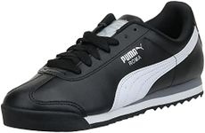 PUMA Men's Roma Sneaker, Basic Blac