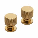 LAPO Aluminum Drawer Knob,Cabinet Knobs, Drawer Pulls - Sleek PVD Gold Finish - Perfect for Home & Office Drawers - Pack of 2