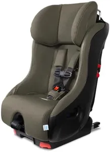 Clek Foonf Convertible Car Seat with Rigid Latch System, Crumple Zone Safety System, Adjustable Headrest, Reclining Design, Anti-Rebound Bar & Flame Retardant-Free (Highlands Ziip)