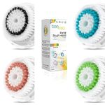 benvesa Combo Replacement Facial Cleansing Brush Head, 4 Pack, (BCO-4)