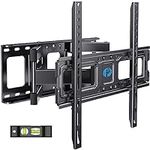 Pipishell TV Wall Mount for 26-65 inch LED LCD OLED 4K TVs up to 99lbs, Full Motion TV Mount Bracket Articulating Swivel Extension Tilting Leveling Max VESA 400x400mm, Fits 12/16 Inch Wood Studs
