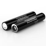 Quzmo 75175 Rechargeable Batteries, 3.6V 3300mAh Ni-MH Battery for Streamlight Stinger Parts XT, DS, LED HP, 75375 75300 75500 75810 76000 76300 PolyStinger, Pelican M9 Flashlight 2-Pack