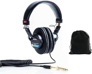 Sony Headphones MDR7506 Professional Large Diaphragm Headphone, Includes Storage Pouch