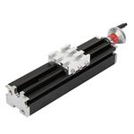 Z010M 200mm X/Y/Z Axis Manual Slide Metal Cross Slide Block Lathe Mechanical Drill Stand Parts Milling Cross Slide Linear Lathe Tool Post Mini Lathe Track 9.1×2.0×2.0in