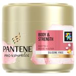 Pantene Hair Mask With Biotin, Rose Water, For Hair Volume, Helps Strengthen Hair, Visibly Thicker Hair, Silicone-Free, Won't Weigh Down Hair, 300ml