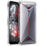 Plus Ultra Clear Slim TPU Shockproof Anti-Slip Grip Soft Back Cover Case for Nubia Red Magic 3 (Transparent)