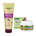 Panchvati Herbals Anti Cellulite Shape Cream (100 gms) With 200Ml Herbal Dead Skin Remover Gel for Men and Women