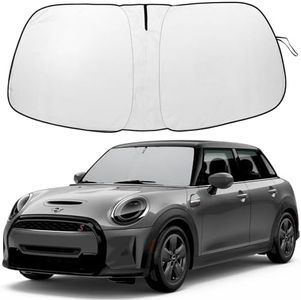 GZSH Front Windshield Sunshade fit for J2015-2024 Mini Cooper Cooper S Hardtop 4 Door Foldable Car Shade Automotive Windshield Sunshades Mini Cooper Windshield Sun Shade Keeps Your Vehicle Cool