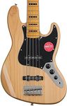 Squier Classic Vibe 70s 5-String Jazz Bass, Natural, Maple Fingerboard