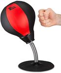 Tech Tools Stress Buster Desktop Punching Ball (Red/Black)