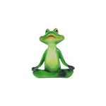 Wonderland 5.8 Inches Yoga Frogs Sitting (Garden Decoration Item or Home Decor, Gifting, Gift, Children Room, Kids Room Decoration, Animal Statue, Balcony Decoration)