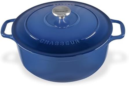 Chasseur Round French Oven, 26 cm / 5 Liter, Azure - Made in France