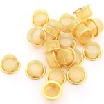 20 Pack Brass Pipe Screens 1/2 inch Metal Bowl Screen for Pipes