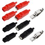 WMYCONGCONG 10 PCS Insulated Alligator Clips Electric Test Clips Alligator Clamp for Car Auto Vehicle, Black Red (20A)