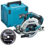 Makita DHS680Z 18V Brushless 165mm Circular Saw with B-09248 Blade, Case & Inlay - Powerful and Efficient Cutting Tool for Professionals, Cordless Circular Saw, 18v Saw