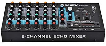 KEKrown Mixer KSM-6U with built in USB Media Player (6 Channel Mixer)