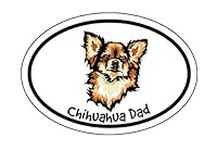 Wickedgoodz Chihuahua Dad Vinyl Sti