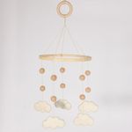 Felt Cloud Mobile for Crib - Baby M