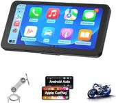 Spedal CL871 6.25" Motorcycle CarPlay ＆ Android Auto Screen, Full Body Waterproof, GPS Navigation for Motorbike, Bluetooth, Siri/G00gle Assistant