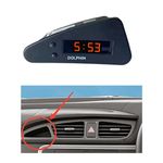 Dolphin car accessories (New Launch !!!) Dolphin New Alto/K10 Digital Led Car Clock (Orange) (First Time In India!!!) Note: This Clock Has 3 Wires Connects With Car Battery