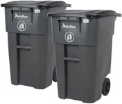 PLASTIC PRINCE 50 Gallon Rollout Tr