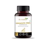 Dr Vedic E-Pro Capsules For Strength, Stamina & Perfomance For Men | Ayush Approved with Ayurvedic Herbs like Ashwagandha, Safed Musli, Gokshura (30 Count)