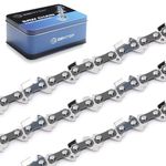 ZENTOP 16 Inch Chainsaw Chain, 3 Pack, .3/8" LP Pitch, .050" Gauge, 55 Drive Links, A1-55DL, Fits STIHL 021, MS 210, MS 211 and More- S55