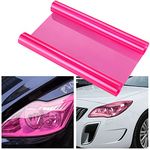 NewL 40cm x 152cm Extra Wide Self Adhesive Auto Car Tint Headlight Taillight Fog Light Vinyl Smoke Film Sheet Sticker Cover (Pink)