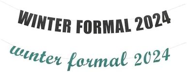 Winter Formal 2024 banner - Winter Formal, School Dance banner, School Formal Decoration, School dance Hanging letter sign (Customizable)